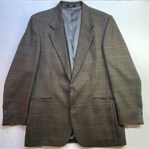 Vintage Orvis USA made sport coat herringbone jacket 2 42L 2 button single vent